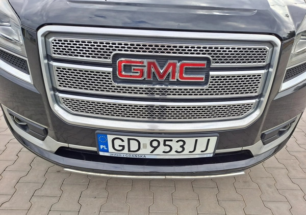 GMC Acadia cena 50000 przebieg: 107200, rok produkcji 2013 z Gdańsk małe 529